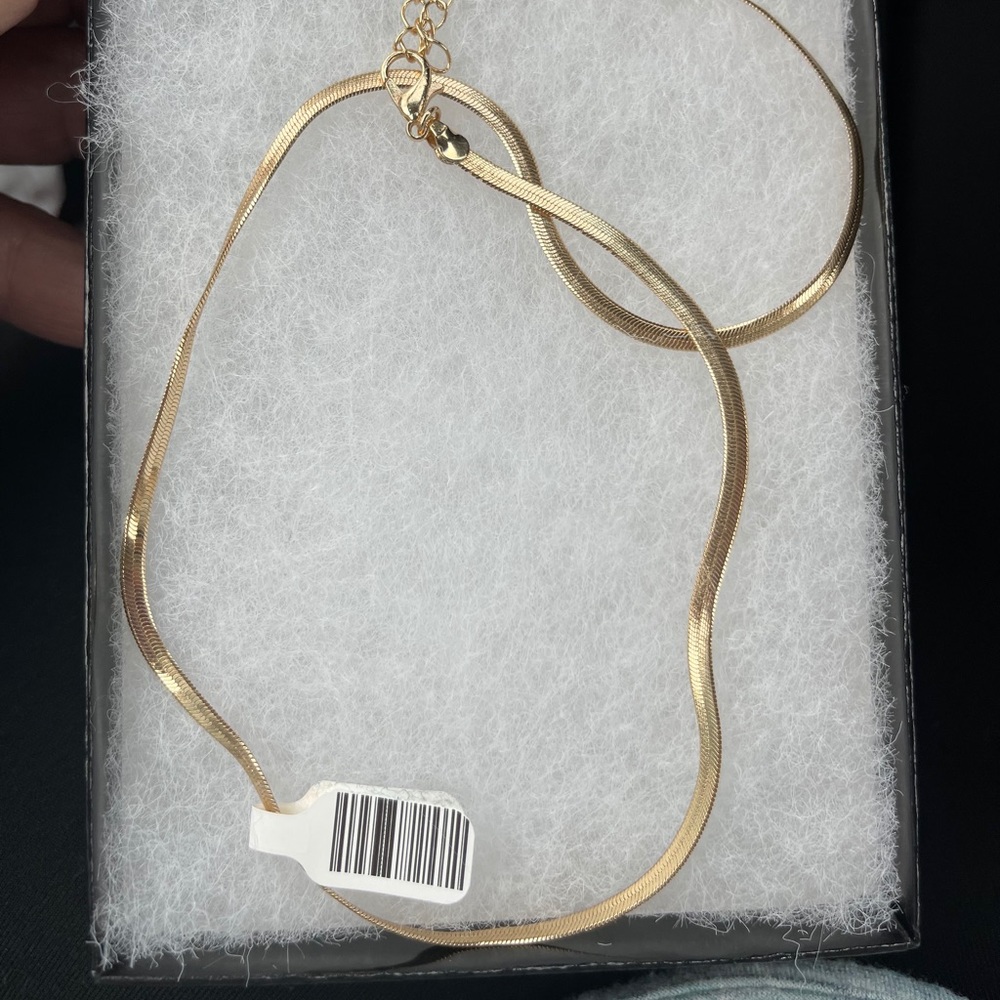 Herringbone “gold” chain